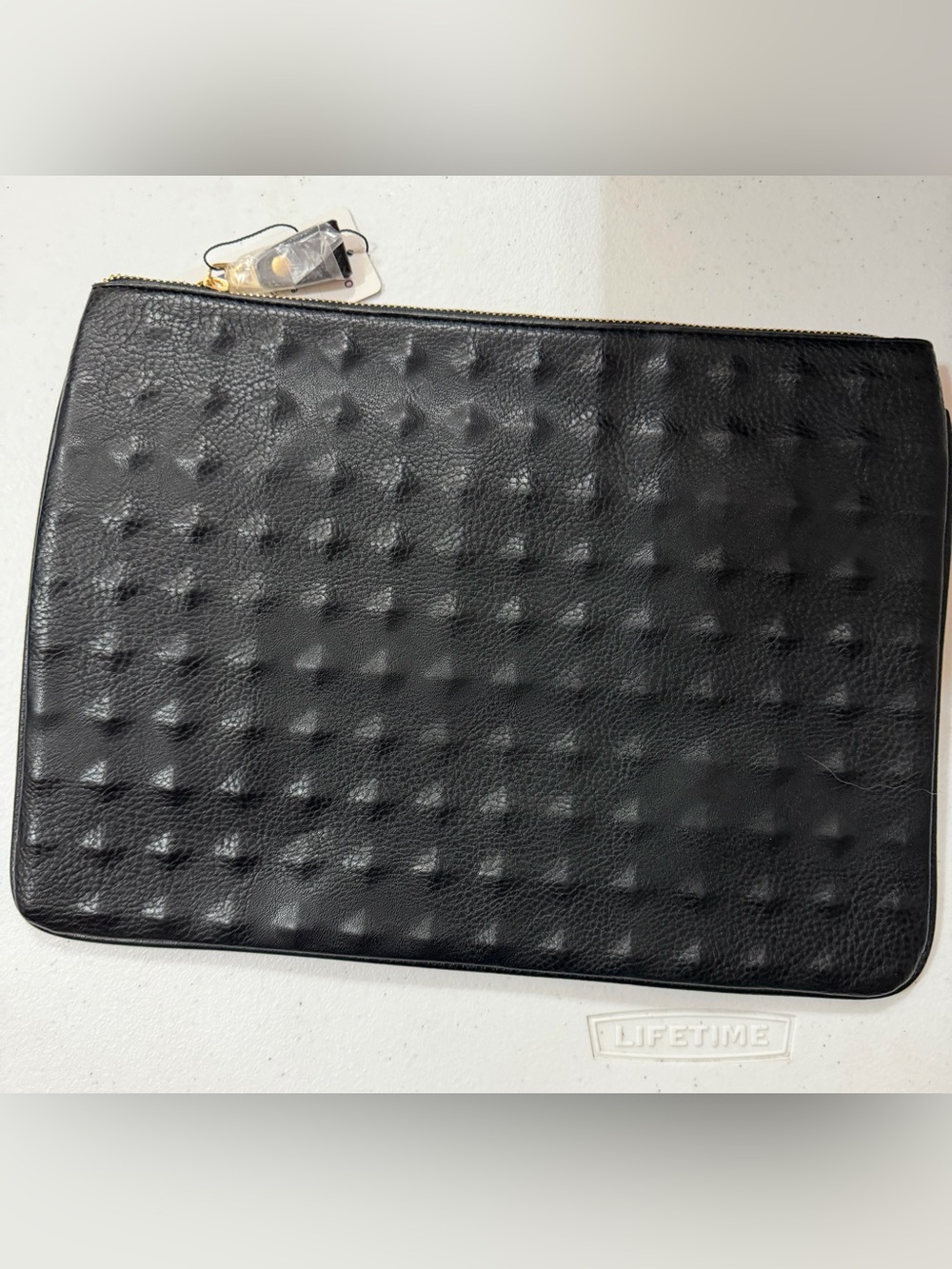 Black Textured Zip laptop/tablet sleeve